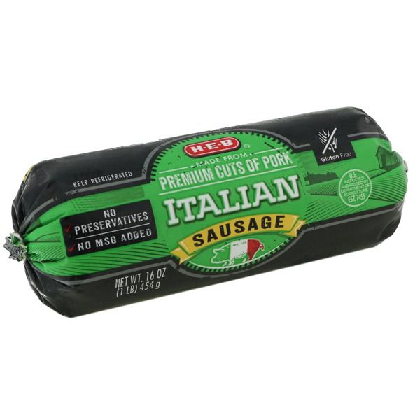 H-E-B Italian Sausage, 16 Oz