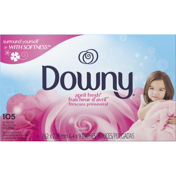 Downy April Fresh Dryer Sheets, 250 Ct