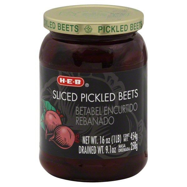 H-E-B Sliced Pickled Beets, 16 Oz