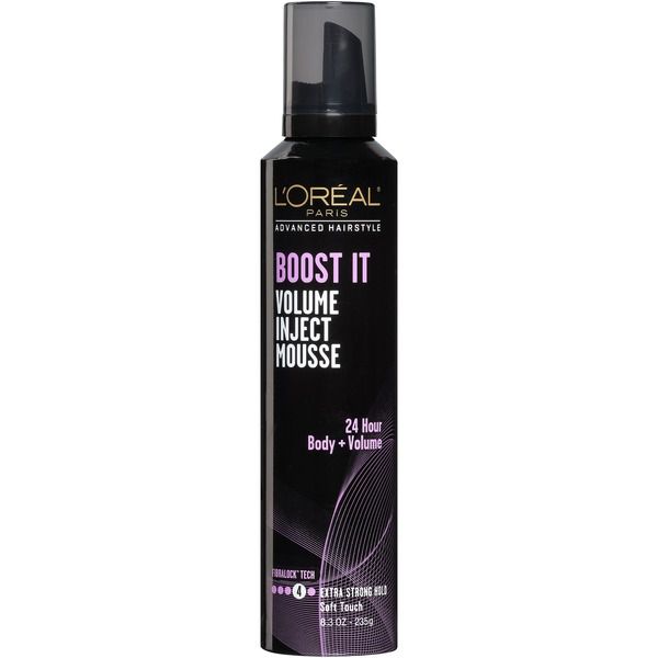 L'Oreal Boost It Volume Inject Mousse, 8.3 Oz