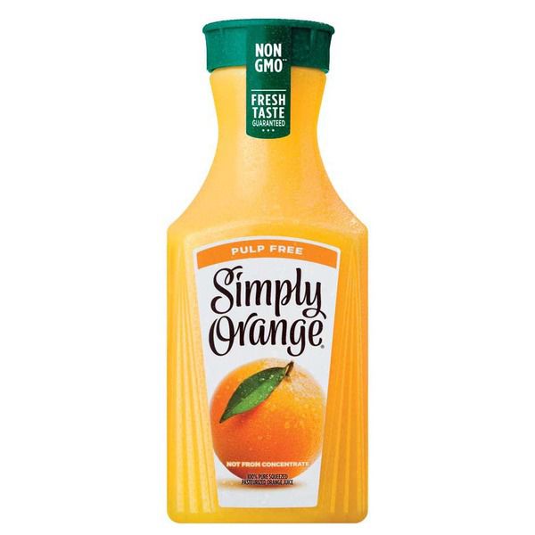 Simply Pulp Free 100% Orange Juice 52 Fl Oz