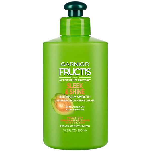 Garnier Fructis Sleek & Shine Intensely Smooth Leave-In Conditioning Cream, 10.2 Oz