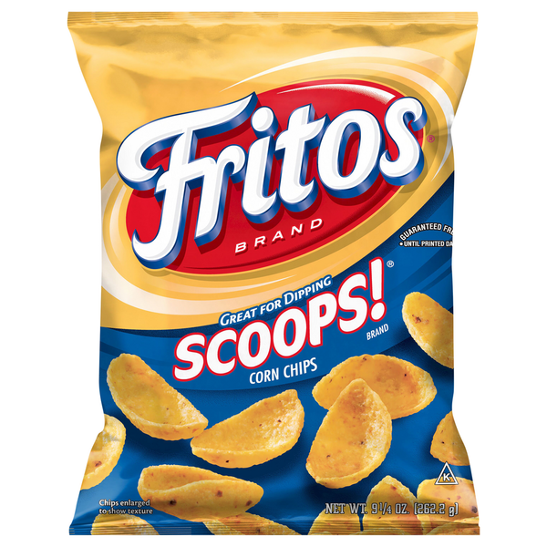 Fritos Scoops Corn Chips, 9.25 Oz