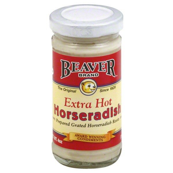 Beaver Extra Hot Horseradish, 4 Oz