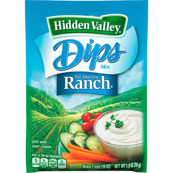 Hidden Valley Ranch Dip Mixes, 1 Oz