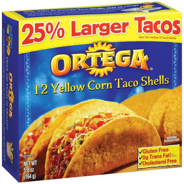 Ortega Taco Shells, 10-12 Ct