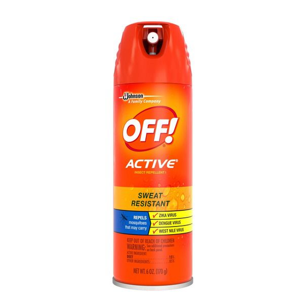 Off! Active Sweat Resistant Insect Repellent, 6Oz