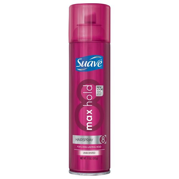 Suave Max Hold Pump Style Unscented Hairspray, 11 Oz