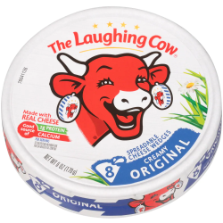 The Laughing Cow Creamy Swiss Wedge Original, 8 Ct