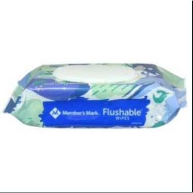 Member's Mark Flushable Wipes, 60 Ct