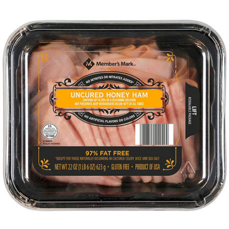 Member's Mark Uncured Black Forest Ham, 22 Oz