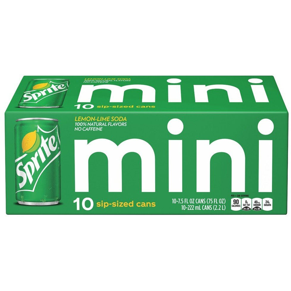 Mini Sip-Sized Cans 7.5 Fl Oz 10 Ct