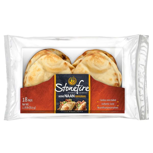 Stonefire Mini Naan Bread, 18 Ct