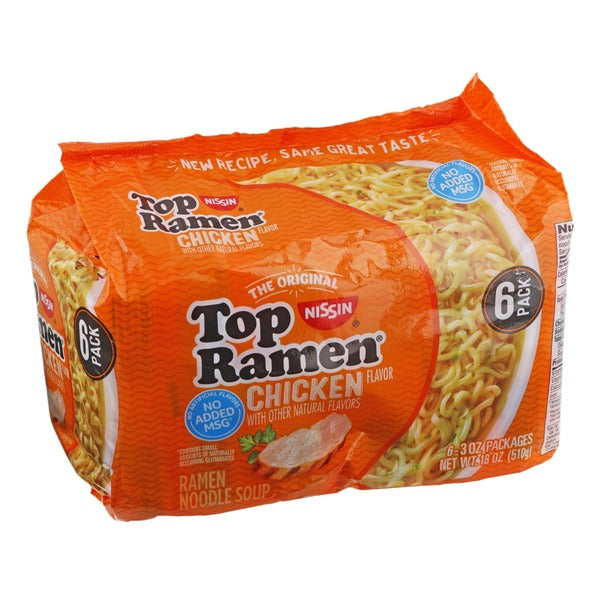 Nissan Top Ramen Noodle Packet, 3 Oz