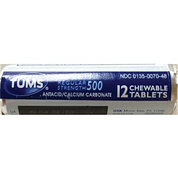 Tums Ultra 1000 Peppermint, 12 Ct