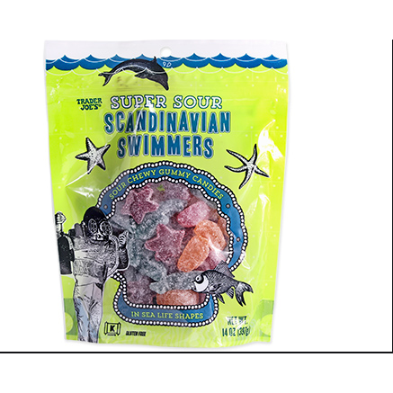 Super Sour Scandinavian Swimmers, 14 Oz