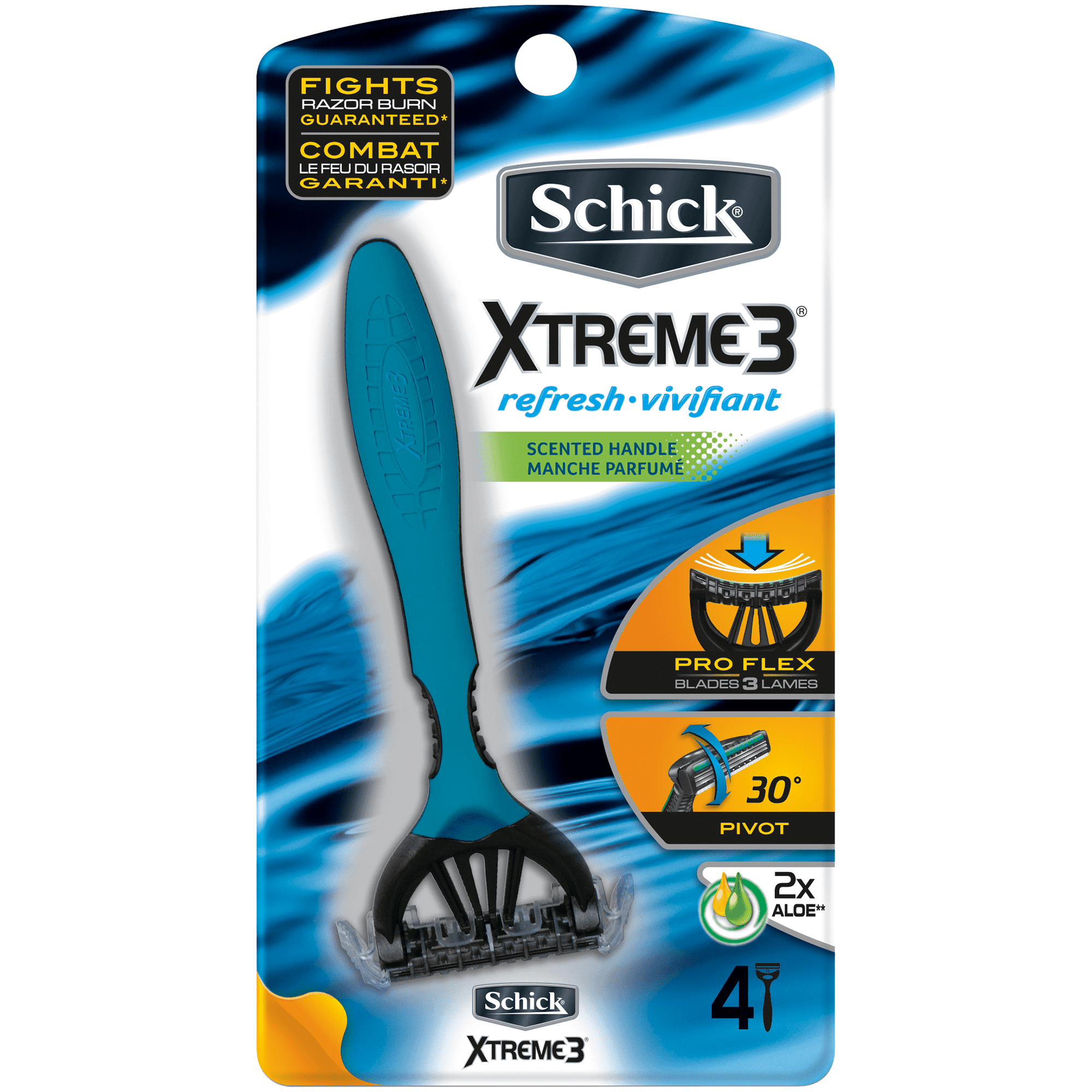Schick Xtreme 4 Outlast Razor, 4 Ct