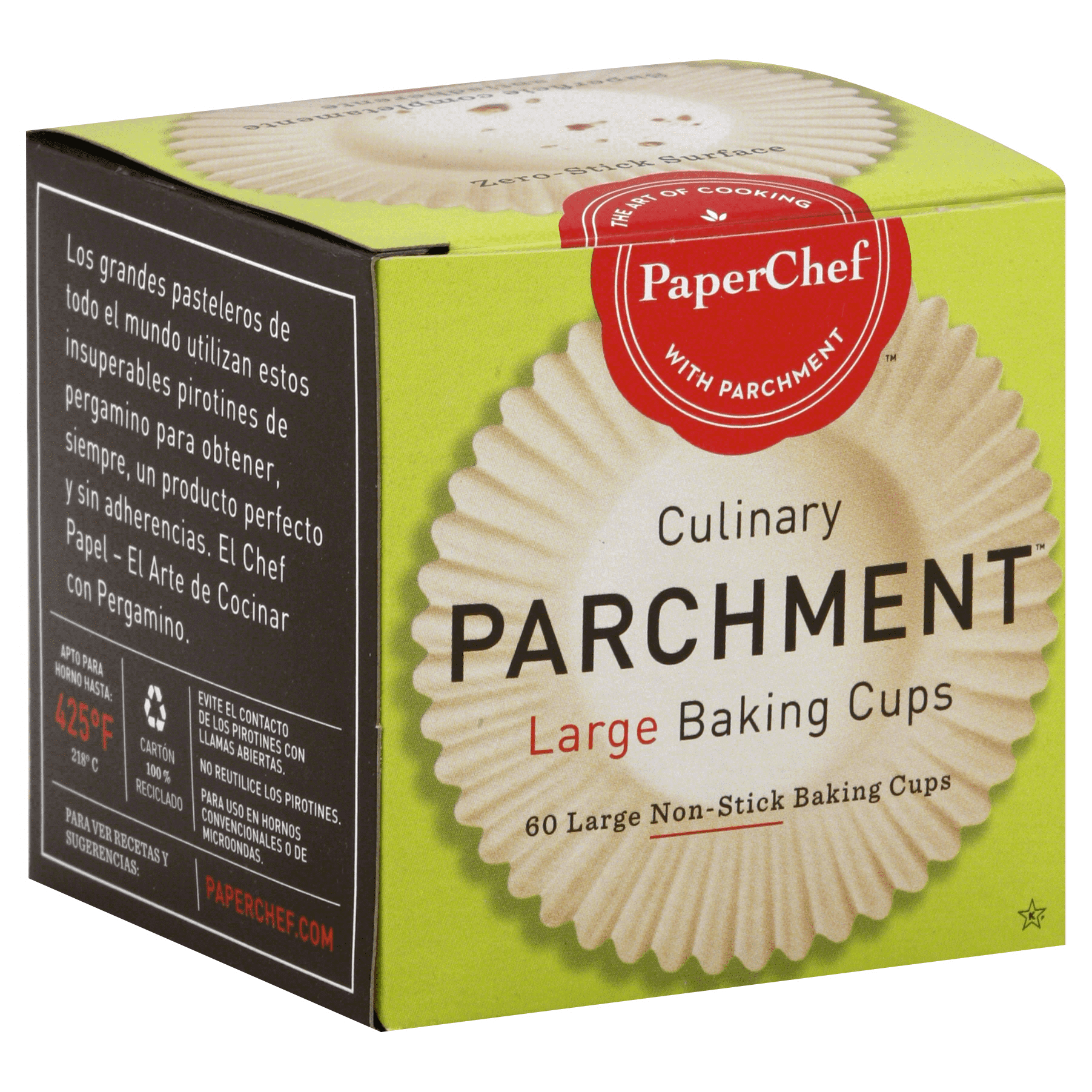 Paper Chef Parchment Large Baking Cups, 60 Ct