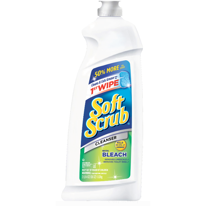 Soft Scrub Antibacterial Cleaner with Bleach, 36 Oz