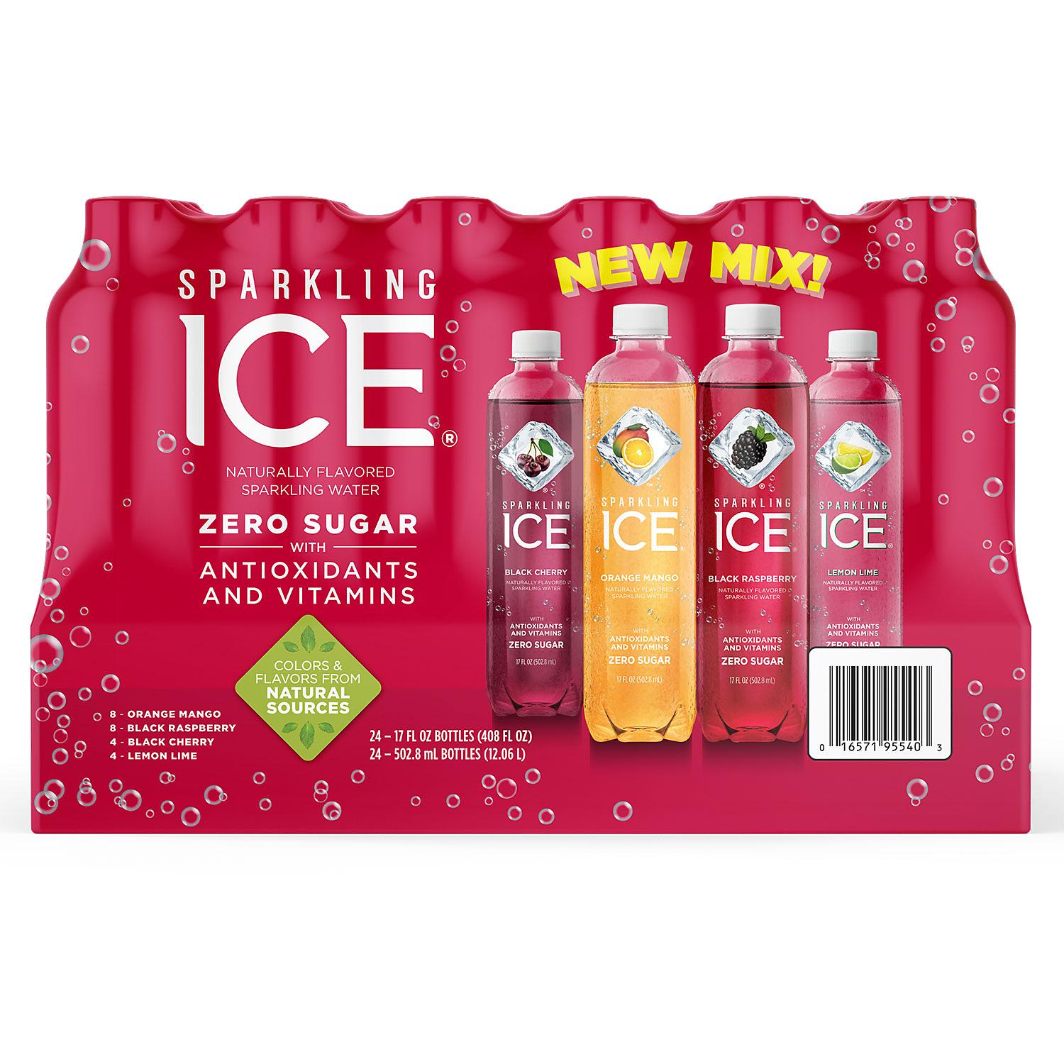 Sparkling Ice Fruit Frenzy Variety Pack(Red) 17 Oz 24 Ct