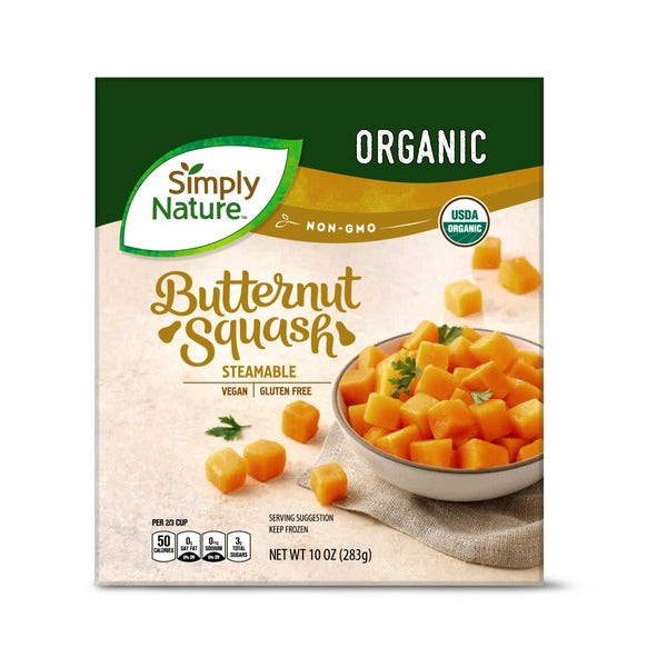 Simply Nature Organic Steamable Cubed Butternut Squash,