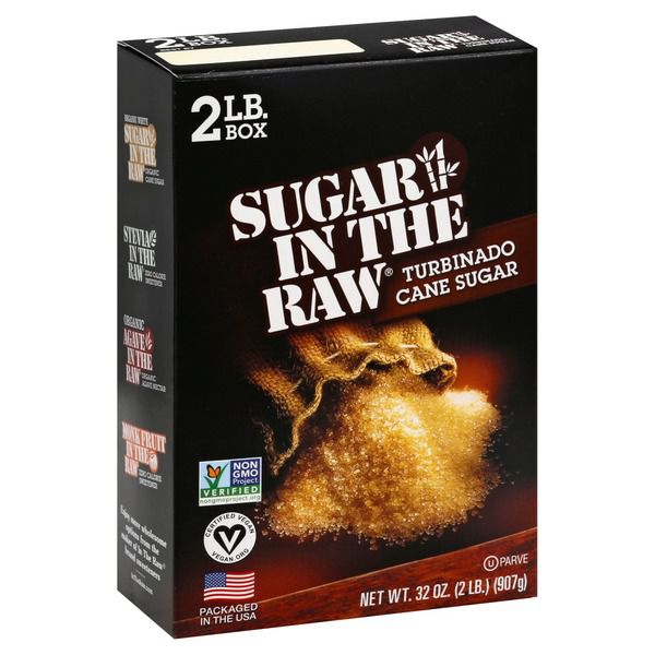 Sugar In The Raw Turbinado Cane Sugar, 2 Lb