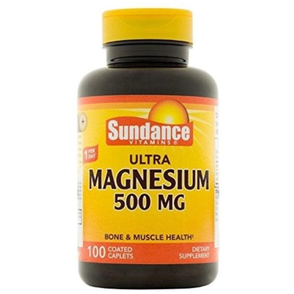 Sundance Ultra Magnesium, 500mg Caplets, 100 Ct