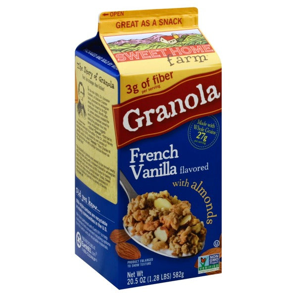 Sweet Home Farm Granola French Vanilla With Almonds, 20.5 Oz