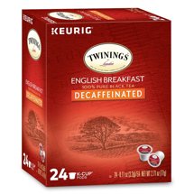 Keurig Hot Twinings Decaf English Breakfast Tea K-Cup Pods, 24 Ct